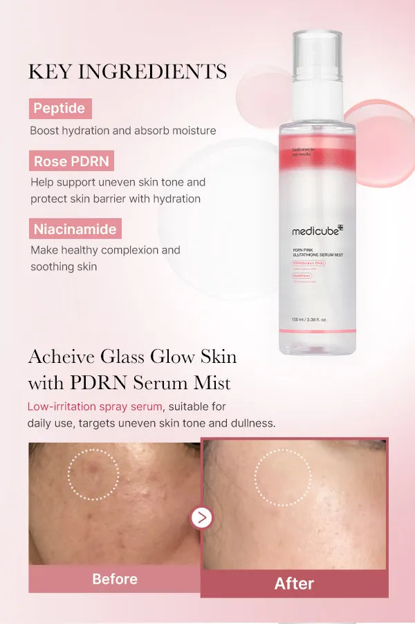 PDRN PINK GLUTATHIONE SERUM MIST
