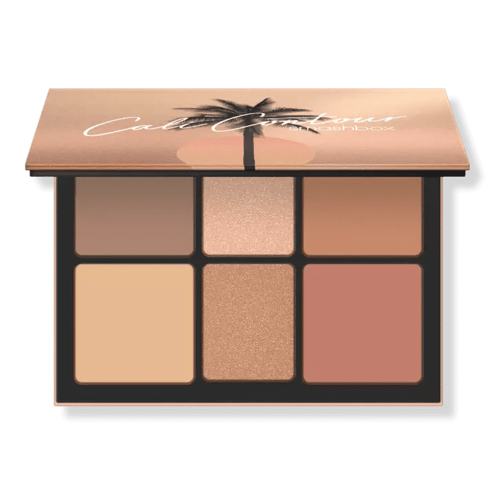 CALI CONTOUR BLUSH, HIGHLIGHTER & BRONZER FACE PALETTE