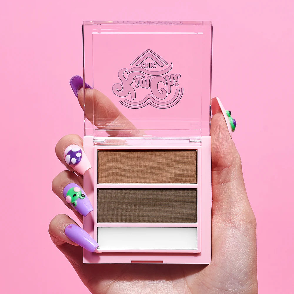 KIMBROWLY EYEBROW POWDER 02 LIGHT / MEDIUM