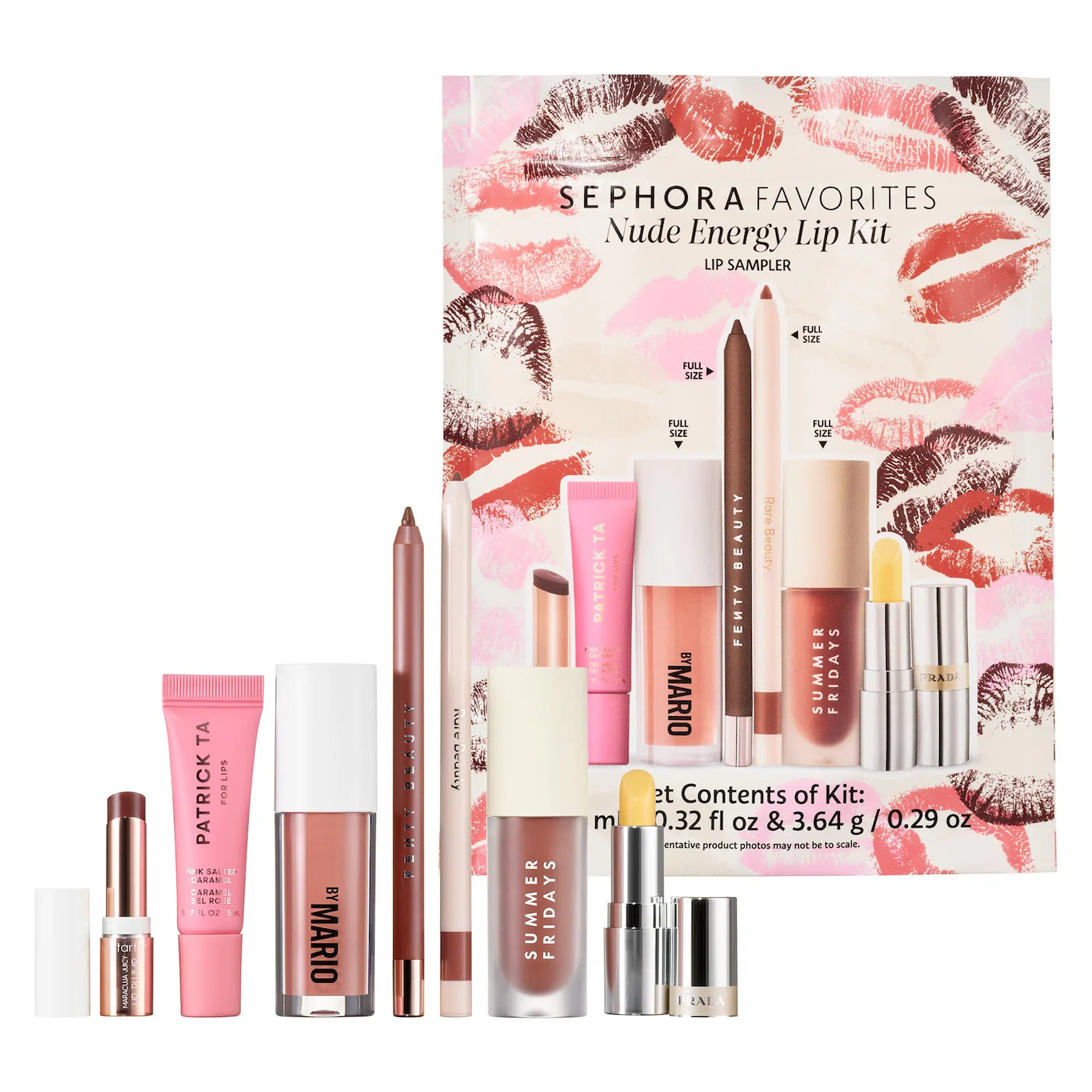 NUDE ENERGY LIP KIT MAKEUP SET