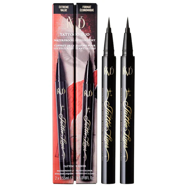 TATTOO LINER DUO WATERPROOF LIQUID EYELINER SET