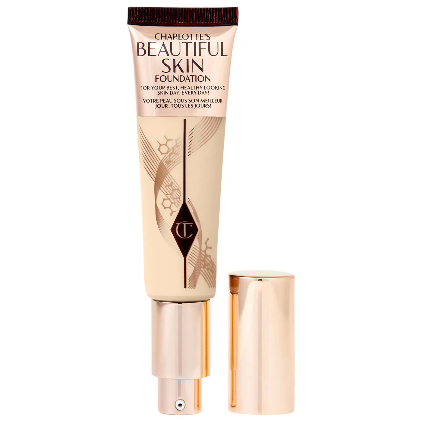 BEAUTIFUL SKIN MEDIUM COVERAGE LIQUID FOUNDATION WITH HYALURONIC ACID