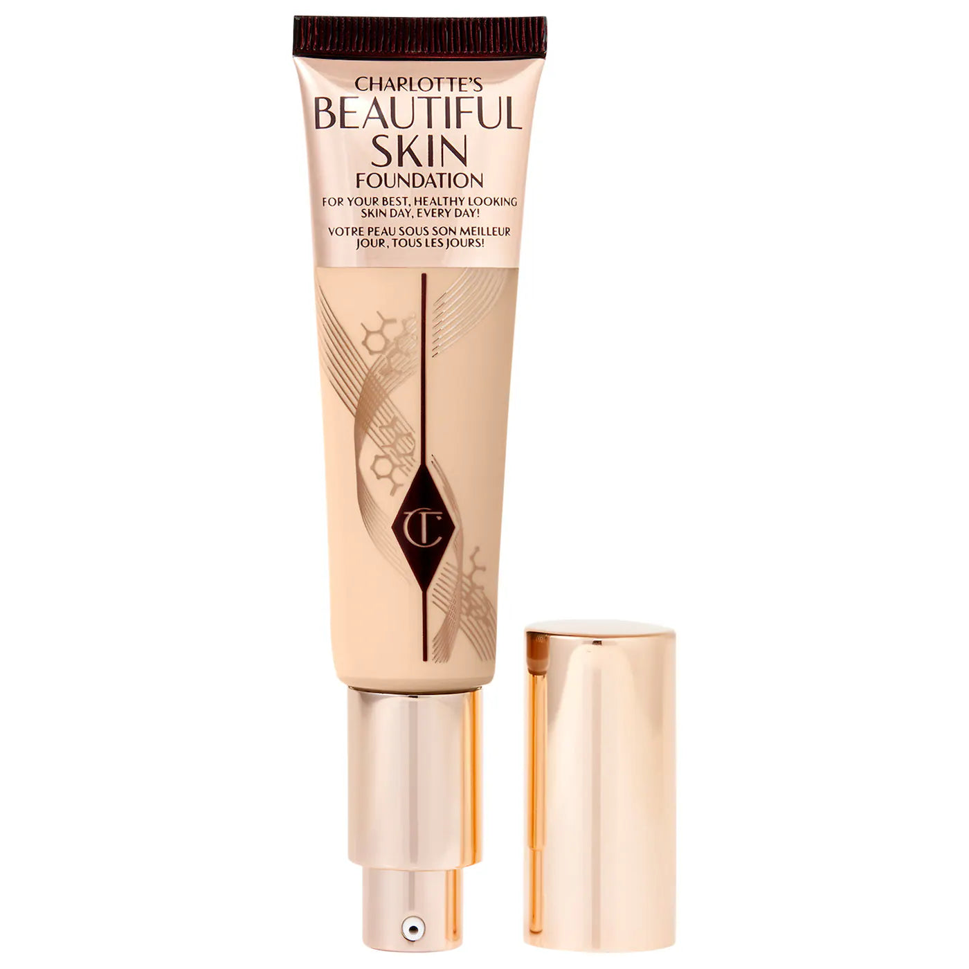 BEAUTIFUL SKIN MEDIUM COVERAGE LIQUID FOUNDATION WITH HYALURONIC ACID