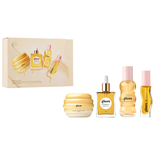 GLOW ALL THE WAY HAIR AND LIP LIP GIFT SET