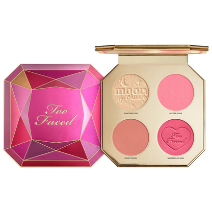 JEWEL CRUSH BLUSH & HIGHLIGHTER FACE PALETTE (RUBOR E ILUMINADOR)