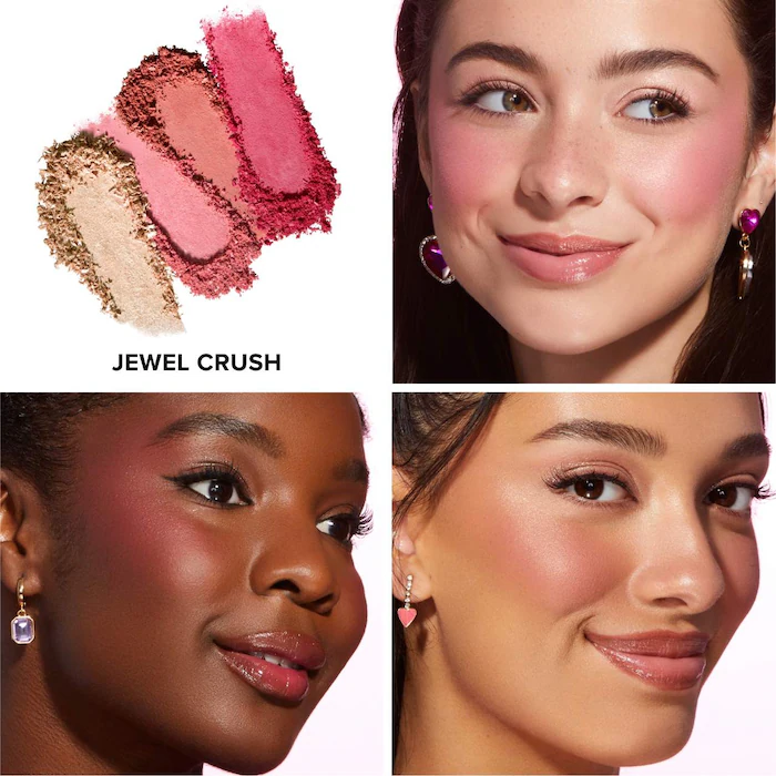 JEWEL CRUSH BLUSH & HIGHLIGHTER FACE PALETTE (RUBOR E ILUMINADOR)