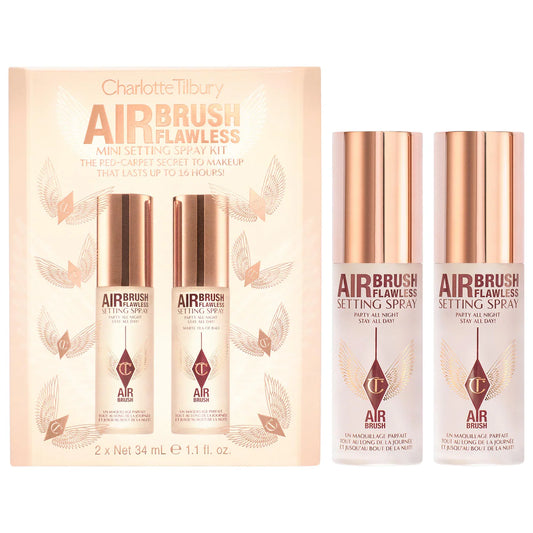 MINI AIRBRUSH FLAWLESS SETTING SPRAY DUP GIFT SET