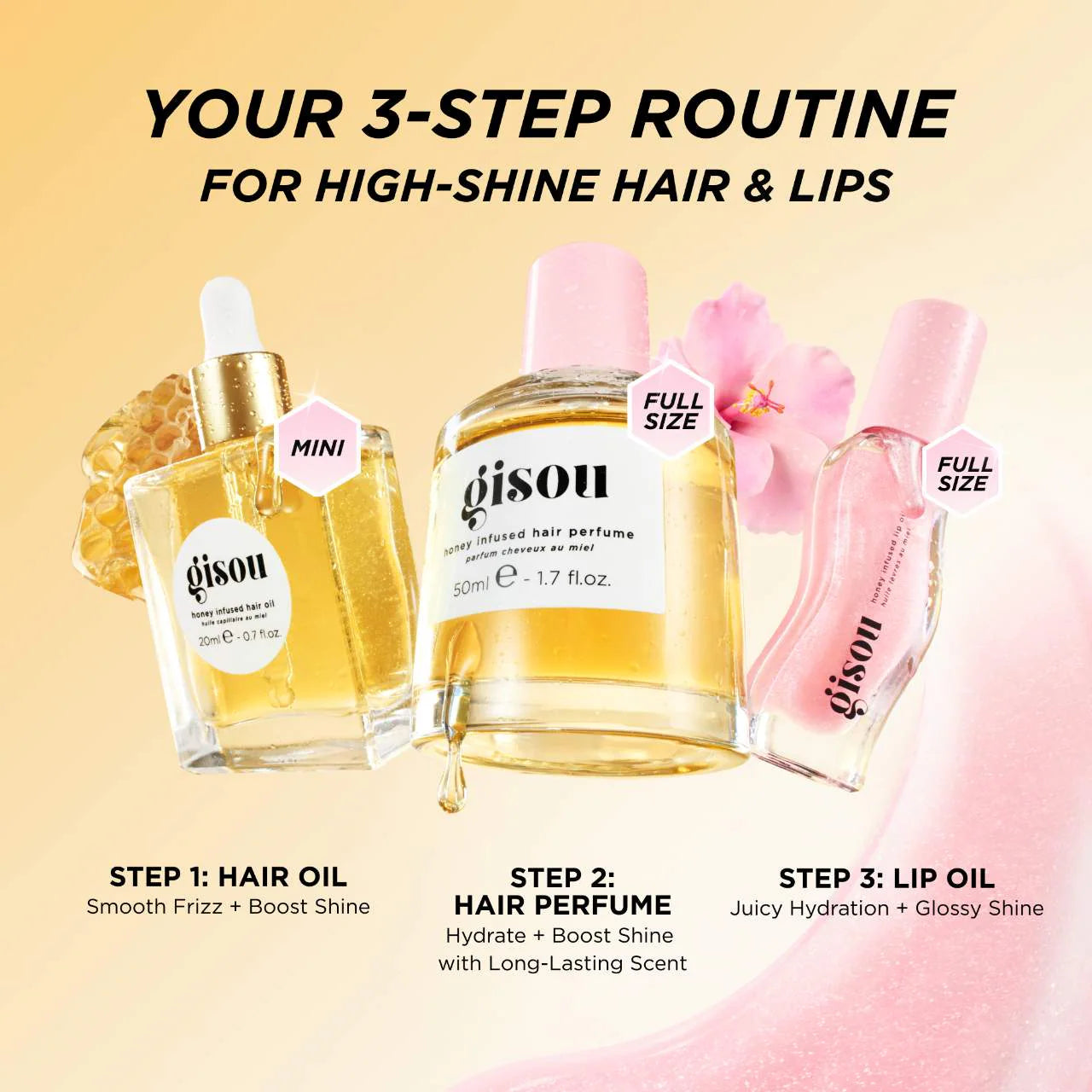 HONEY GLOSS HYDRATION TRIO SET