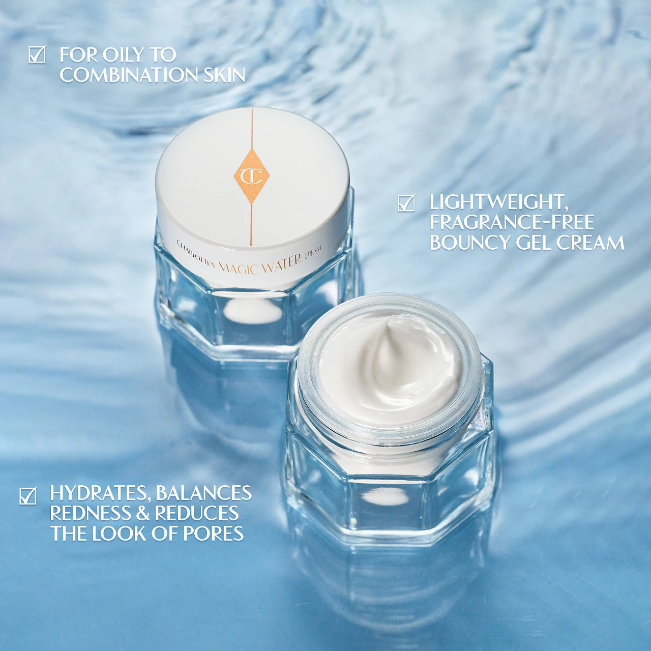 MAGIC WATER CREAM GEL MOISTURIZER WITH NIACINAMIDE