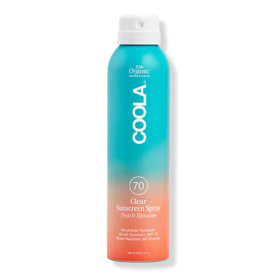 CLEAR SUNSCREEN SPRAY PEACH BLOSSOM