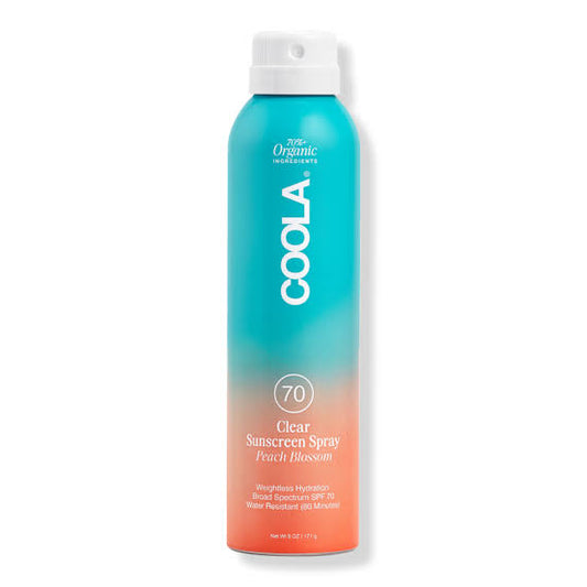 CLEAR SUNSCREEN SPRAY PEACH BLOSSOM