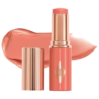 LIP + CHEEK GLOW BLUSH STICK WITH HYALURONIC ACID