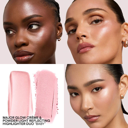 MAJOR GLOW CREME & POWDER LGHT REFLECTING TRANSLUCENT HIGHLIGHTER DUO