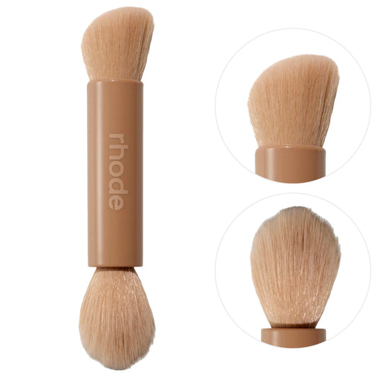 POCKET BRUSH DOUBLE-ENDED MAKEUP BRUSH