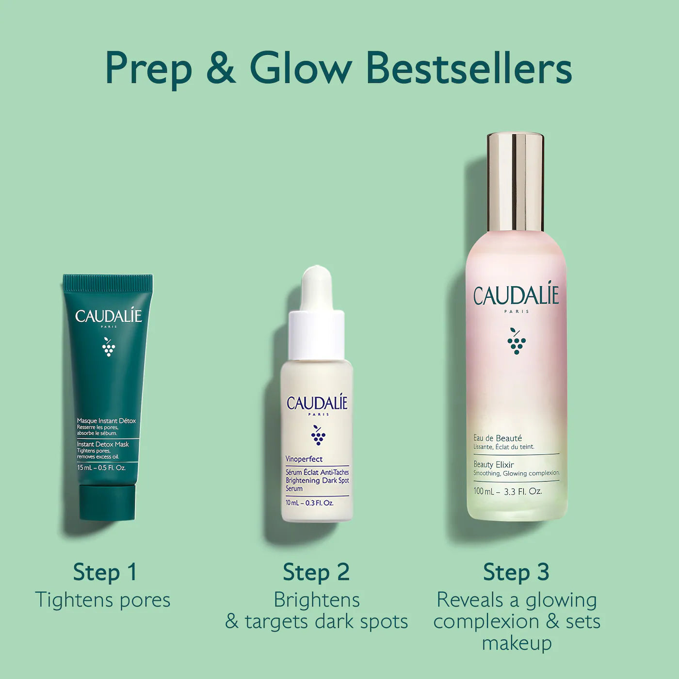 PREP & GLOW BESTSELLERS TRIO