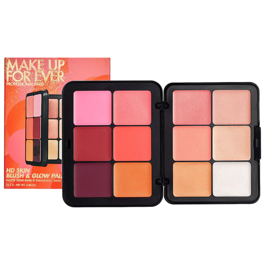 HD SKIN BLUSH & GLOW LONGWEAR CREAM FACE PALETTE