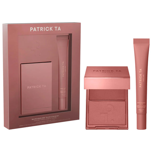 MAJOR HEADLINES DOUBLE-TAKE CREME & POWDER BLUSH DUO & LIP BALM
