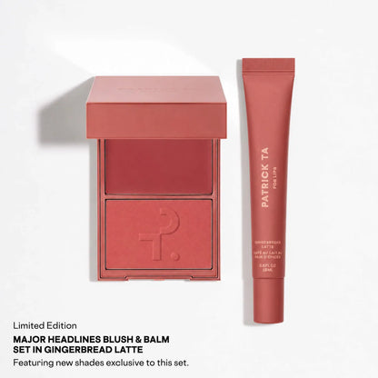 MAJOR HEADLINES DOUBLE-TAKE CREME & POWDER BLUSH DUO & LIP BALM