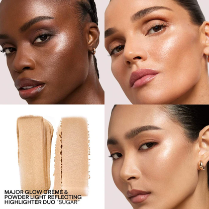 MAJOR GLOW CREME & POWDER LGHT REFLECTING TRANSLUCENT HIGHLIGHTER DUO